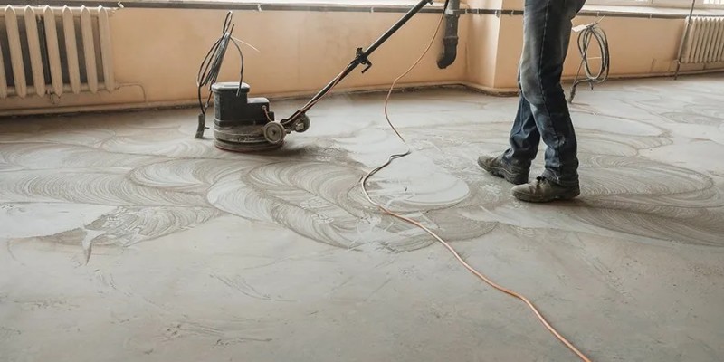 コンクリート床の研削