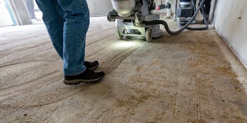 rough concrete floor grinding