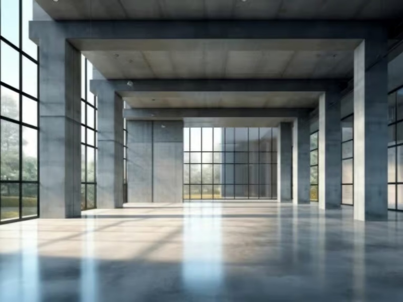 コンクリートを磨いて光沢のある仕上がりにする方法